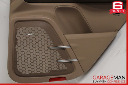 11-17 Porsche Cayenne 958 Rear Right Side Interior Door Panel Assembly Brown OEM