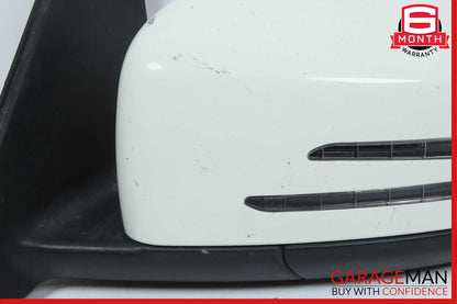 10-11 Mercedes W204 C300 Front Left Side Mirror Door Rear View White OEM