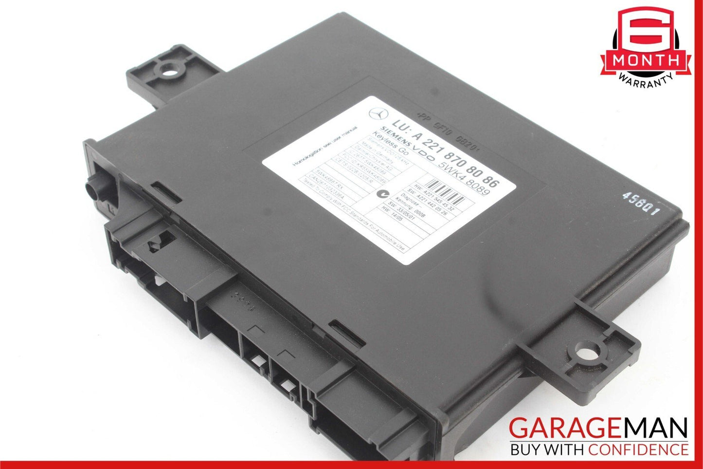 07-10 Mercedes W221 S550 CL550 S400 Keyless Go Control Module 2218708086 OEM