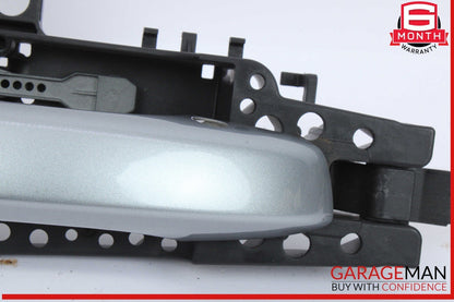 12-18 Audi A6 A7 Rear Left Driver Side Exterior Door Handle Gray 4H0837885 OEM