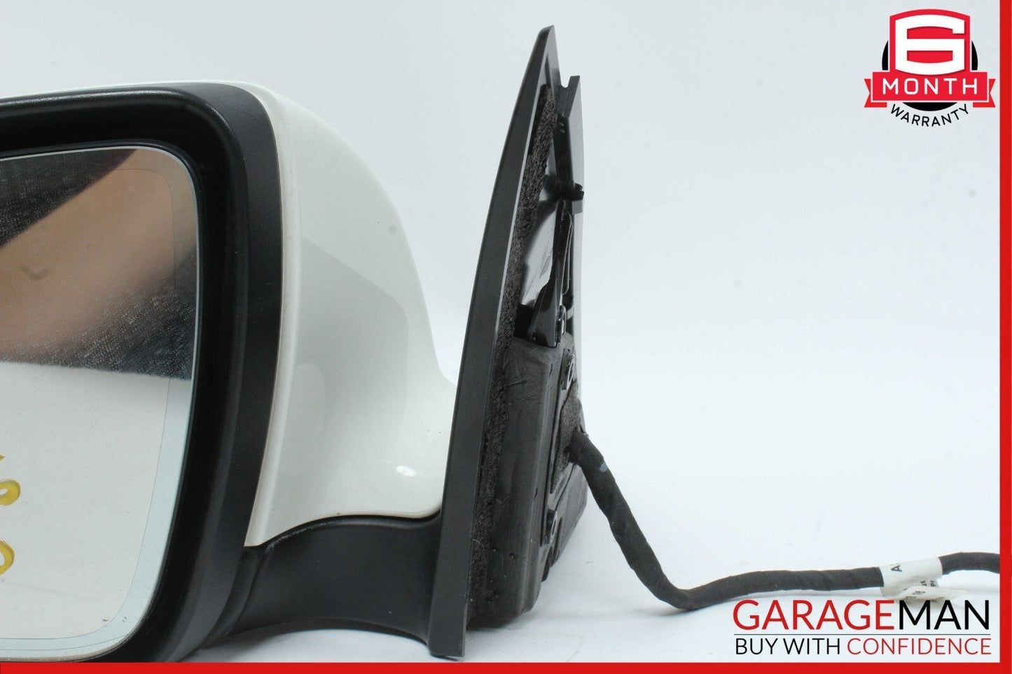 08-11 Mercedes W204 C300 C350 Front Left Side Door Rear View Mirror White OEM