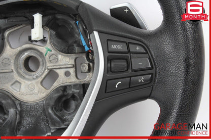 14-16 BMW 428i 435i Front Left Driver Side Steering Wheel w/ Paddle Shifters OEM