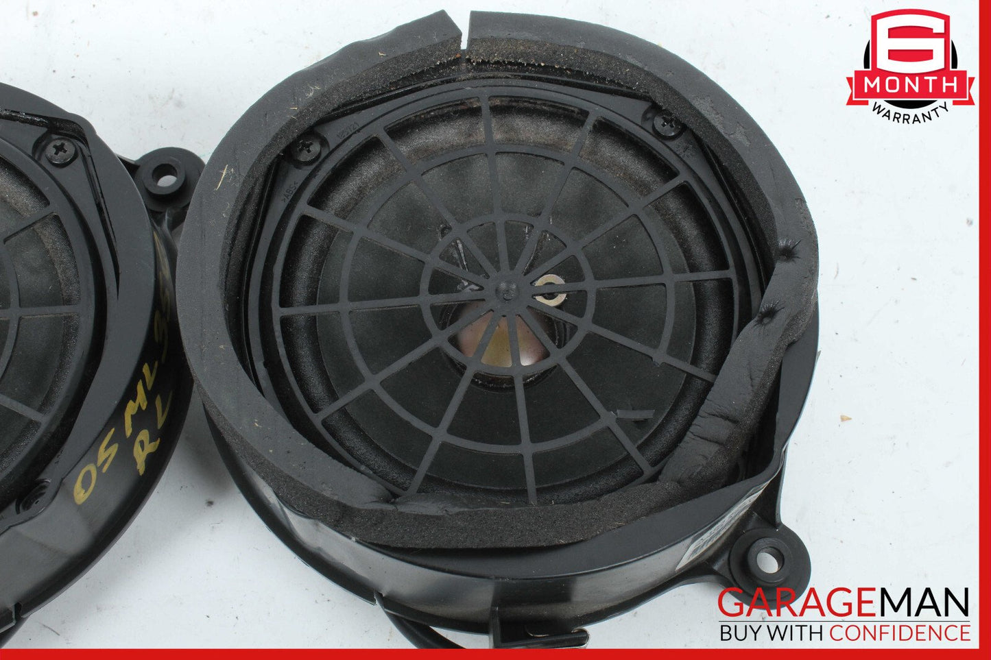 02-05 Mercedes W163 ML350 Rear Right & Left Side Door Audio Speakers Set OEM