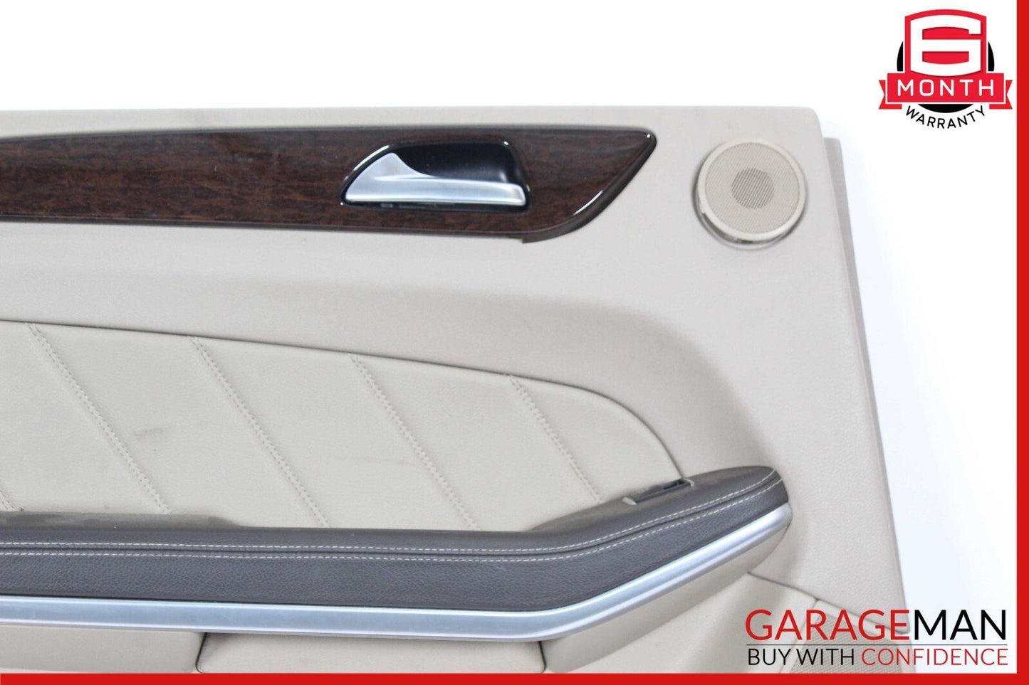 13-16 Mercedes X166 GL450 Rear Left Side Interior Door Panel Cover Trim Assy OEM