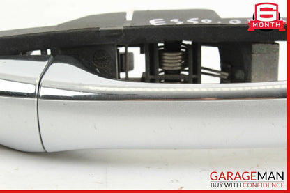 03-09 Mercedes W211 E350 E500 Rear Right Side Exterior Door Handle Silver OEM