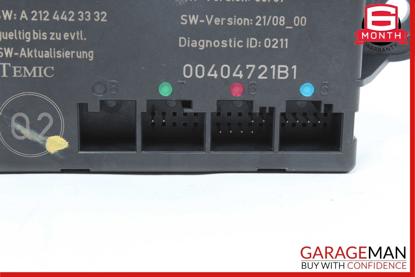 08-15 Mercedes W204 C250 C300 C63 Sedan Rear Right Side Door Control Module Unit