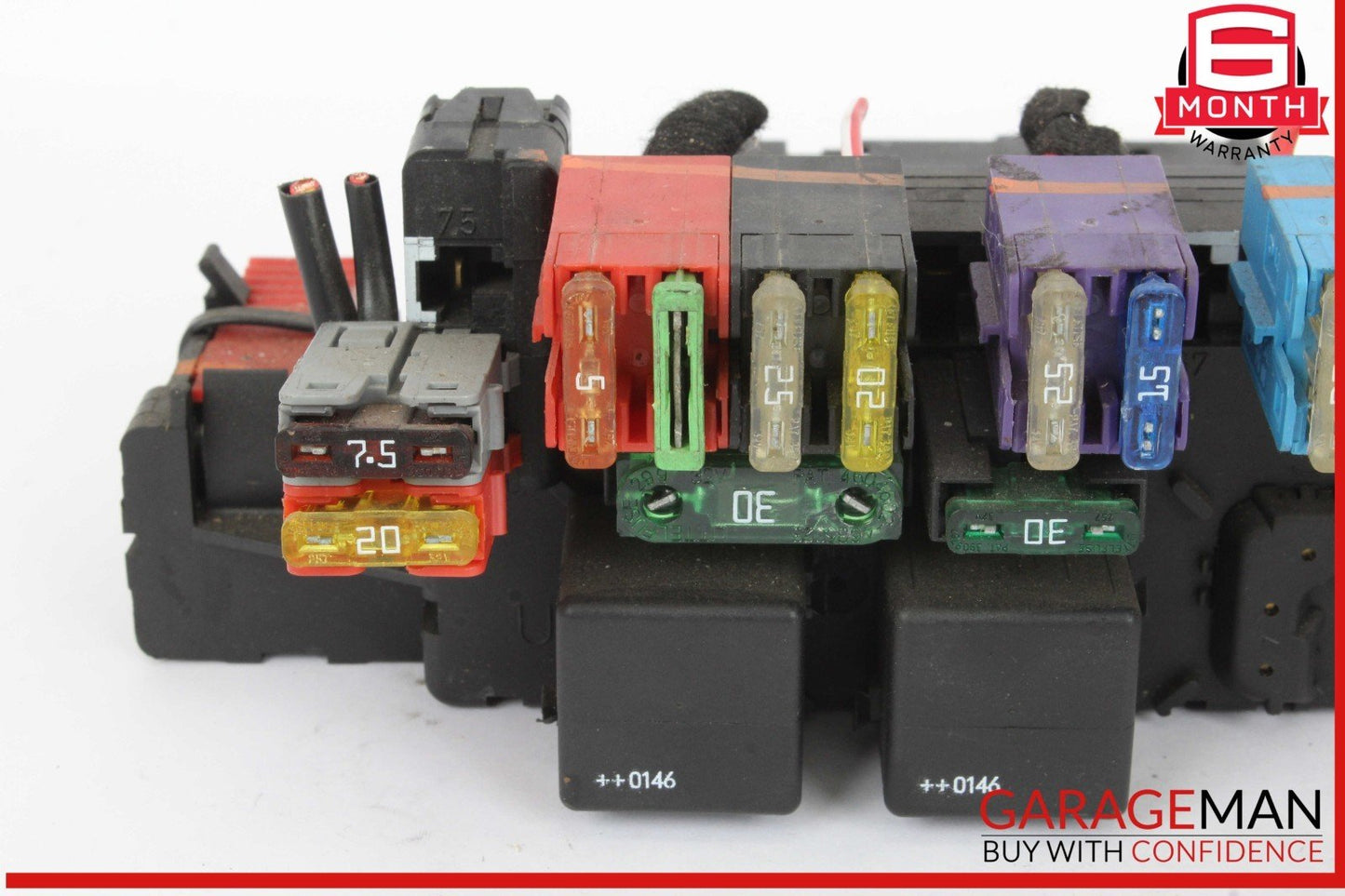 03-12 Mercedes R230 SL500 SL55 AMG SL550 Rear SAM Fuse Box Relay Module OEM