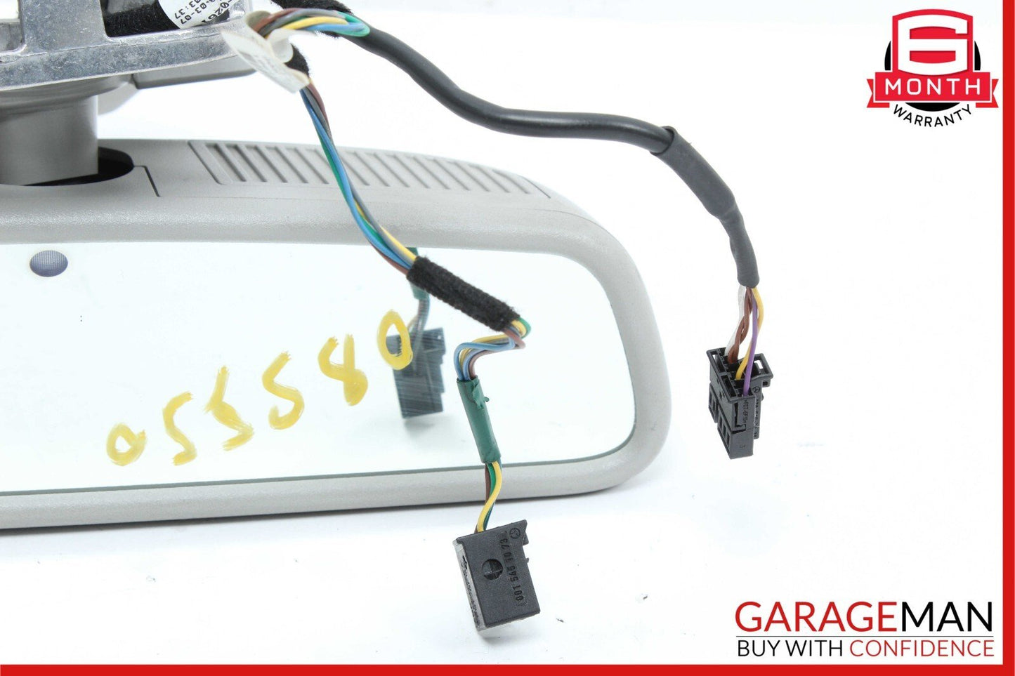 07-13 Mercedes W221 S550 S600 S63 AMG Interior Top Rear View Mirror Gray OEM