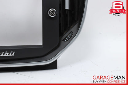 14-17 Maserati Ghibli Center Dash Display Surround A/C Air Vent Trim Assembly