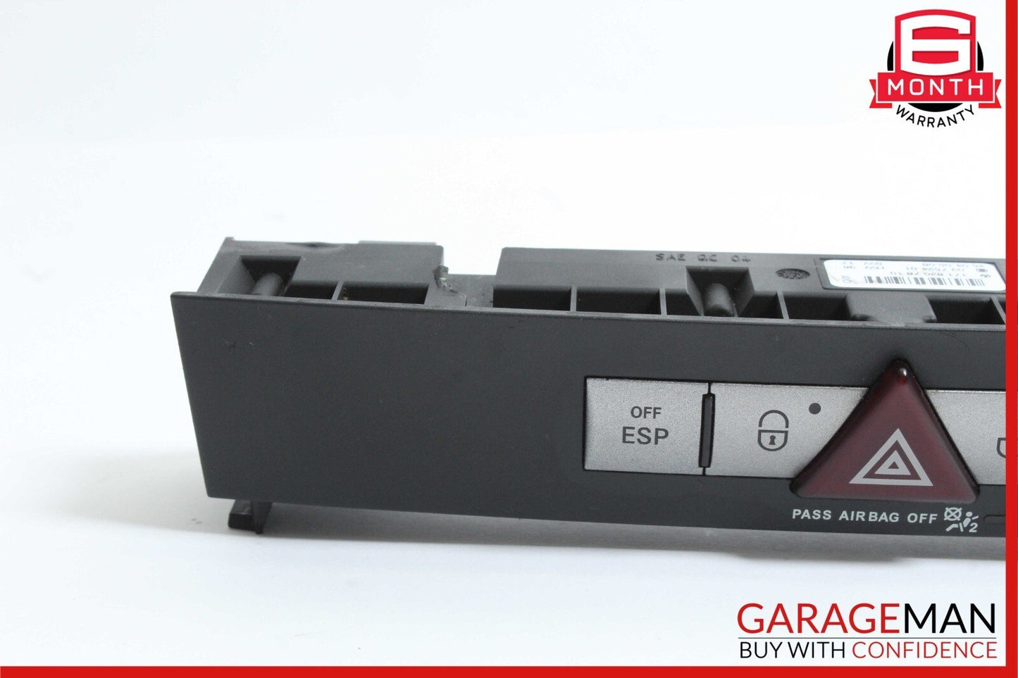 05-11 Mercedes R171 SLK350 SLK280 Door Lock Dash Hazard Light Control Panel