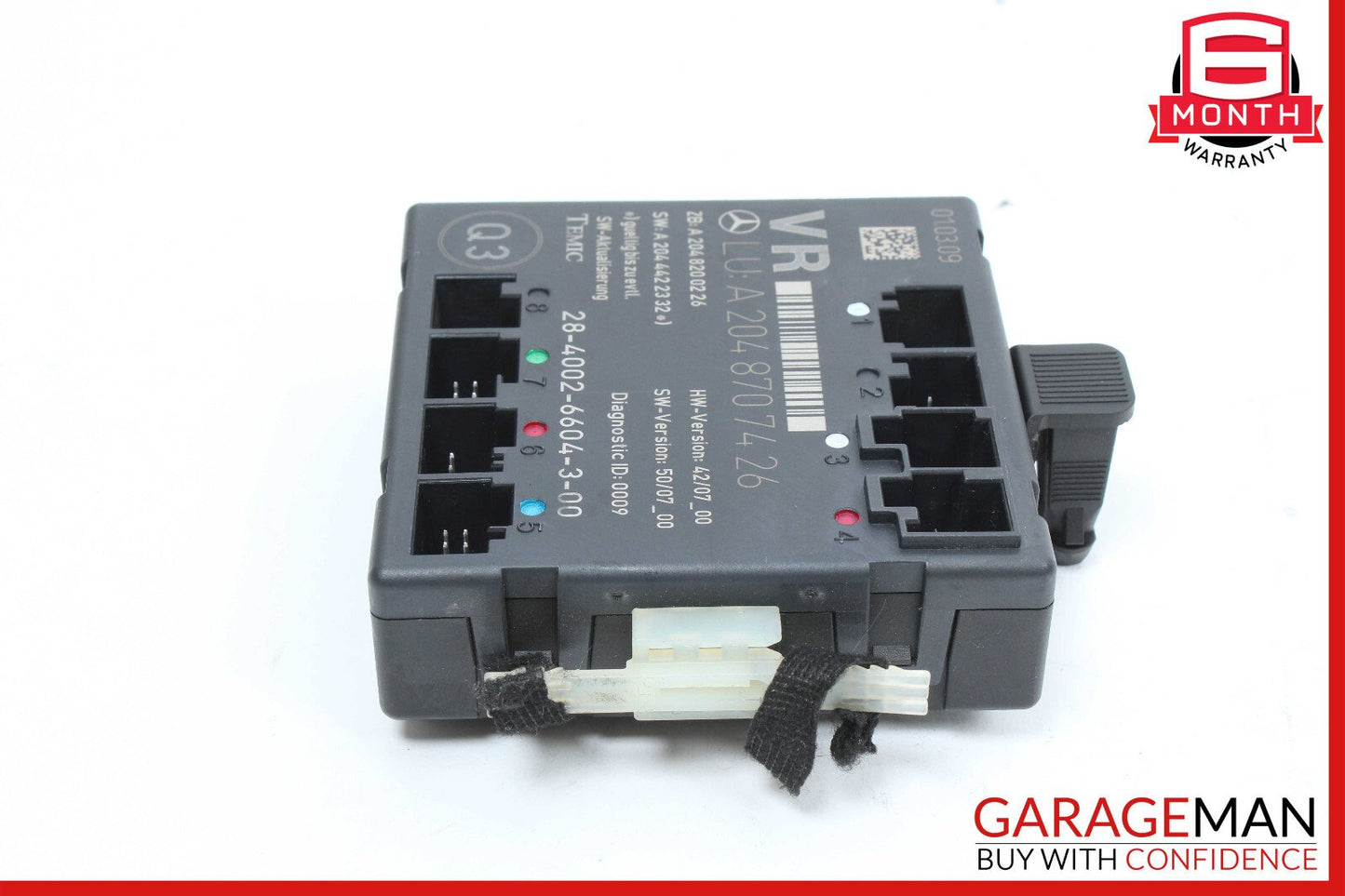 08-18 Mercedes W204 C300 C250 E400 Front Right Side Door Control Module OEM
