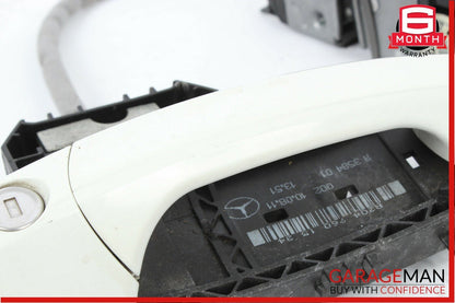 08-14 Mercedes W204 C300 Front Left Side Exterior Door Handle w/ Actuator Set