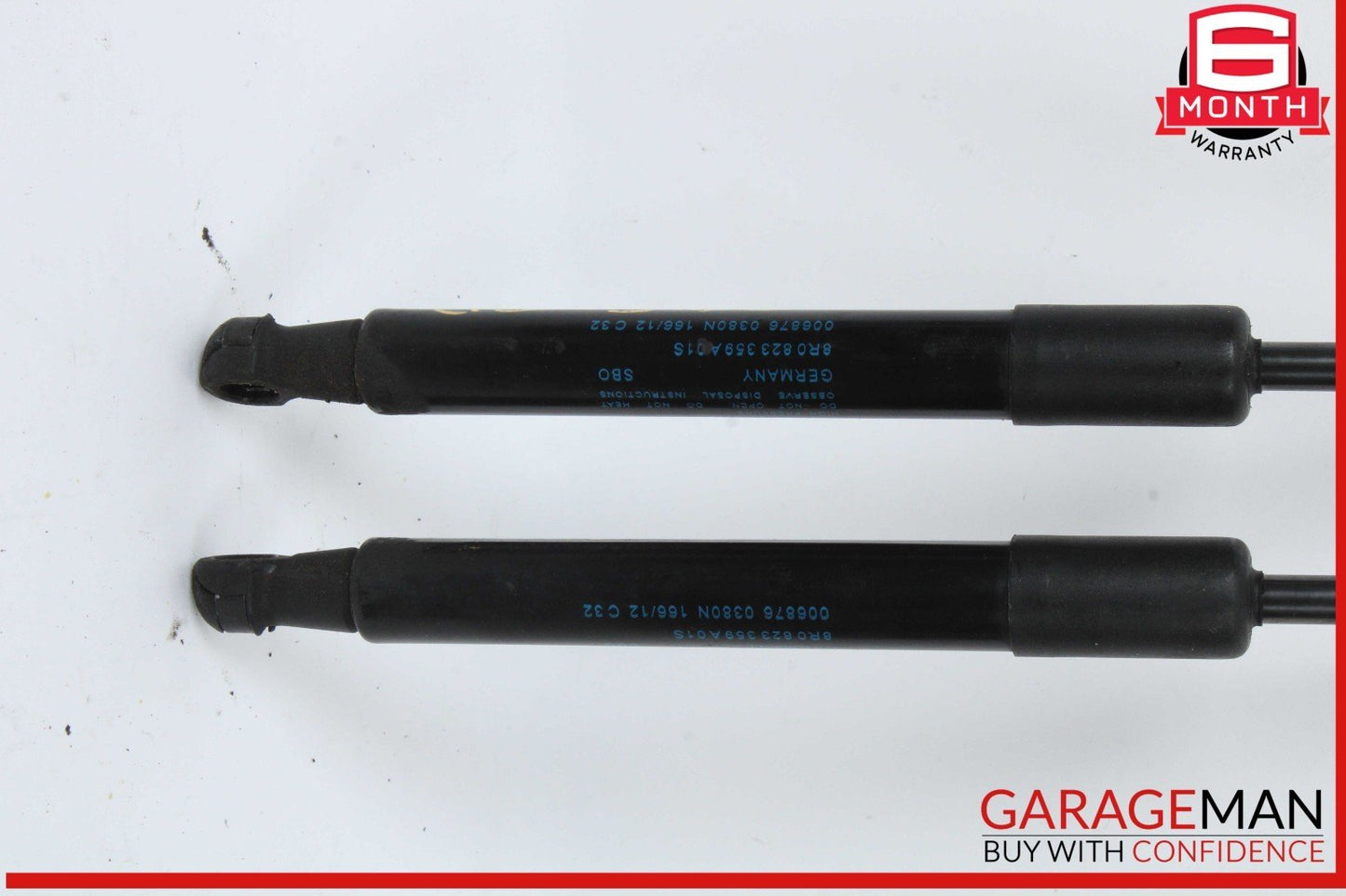 09-17 Audi Q5 SQ5 Front Left and Front Right Hood Support Strut Lift Cylinder