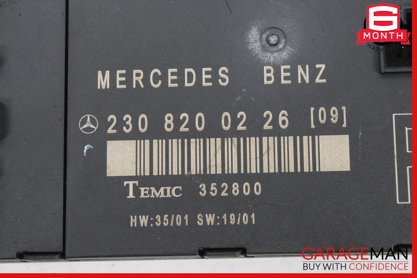 03-12 Mercedes R230 SL500 SL55 AMG Door Control Module Right Side OEM