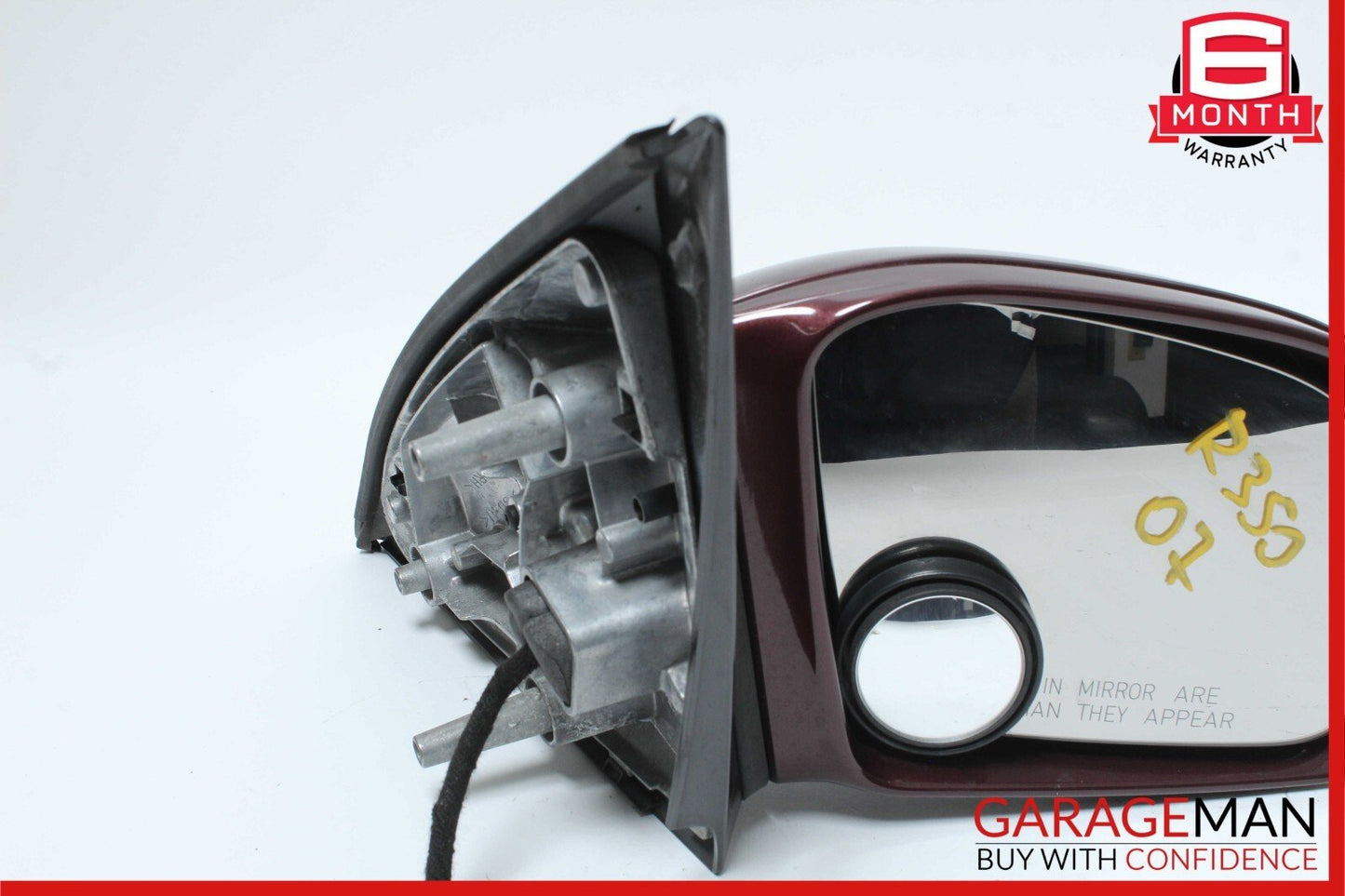 06-10 Mercedes W251 R350 R500 Front Right Side Mirror Door Rear View Red OEM