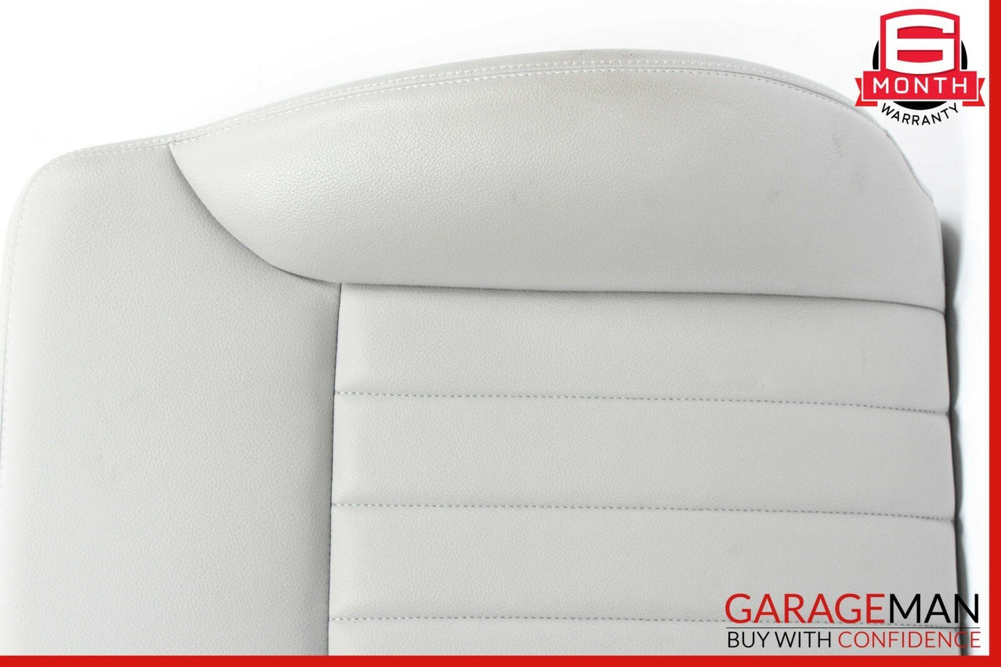 06-10 Mercedes W251 R350 Front Right Side Top Upper Seat Cushion Leather Gray
