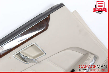 14-16 Mercedes W212 E350 E550 Rear Left Side Interior Door Panel Assembly Gray