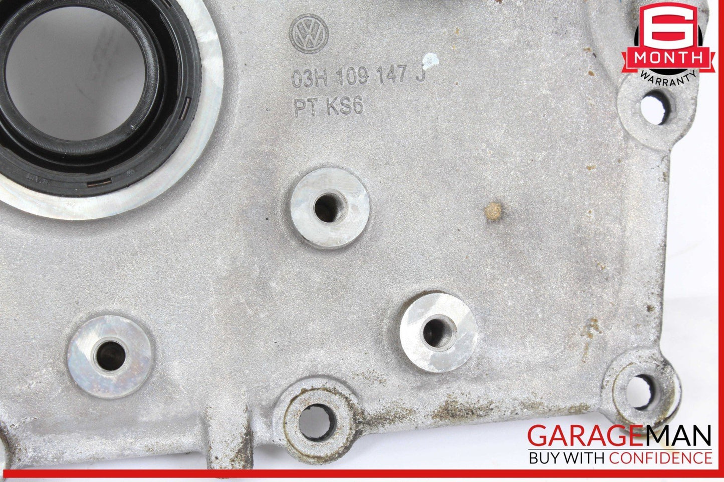 08-18 Porsche Cayenne 3.6L Engine Sealing Plate 03H109147J OEM