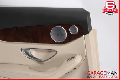 15-20 Mercedes W205 C300 C43 Rear Left Driver Side Interior Door Panel Cover OEM