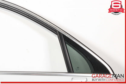 17-19 Audi Q7 Front Right Passenger Side Door Shell White OEM