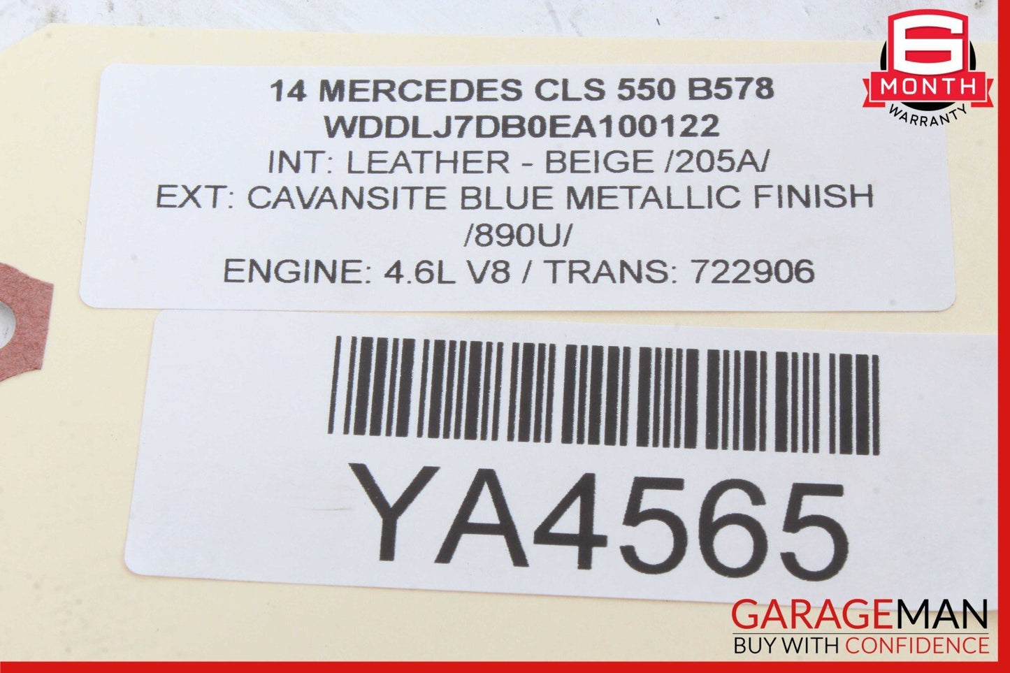 08-18 Mercedes W218 CLS550 C300 Front Left Side Door Control Module Unit OEM