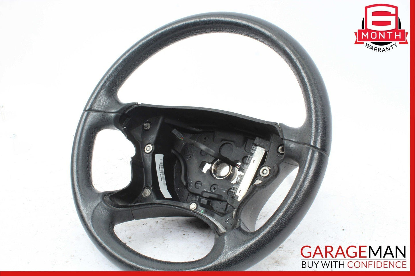 06-09 Mercedes W211 E350 CLS500 E550 4 Spoke Steering Wheel Black OEM