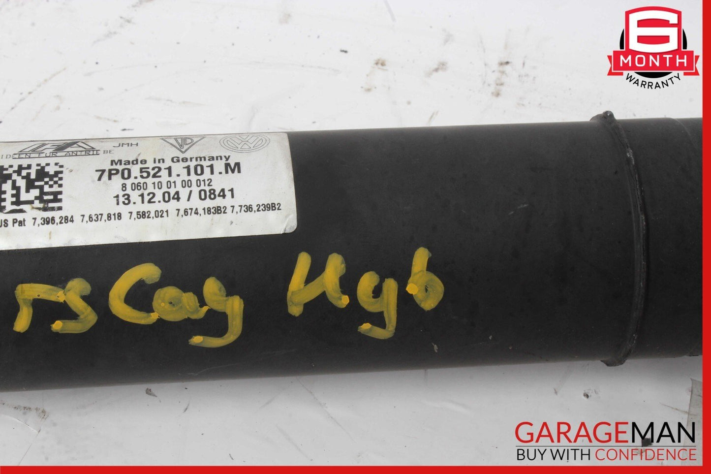 11-18 Porsche Cayenne 958 Hybrid S 3.0L Front Driveshaft Propeller Shaft OEM