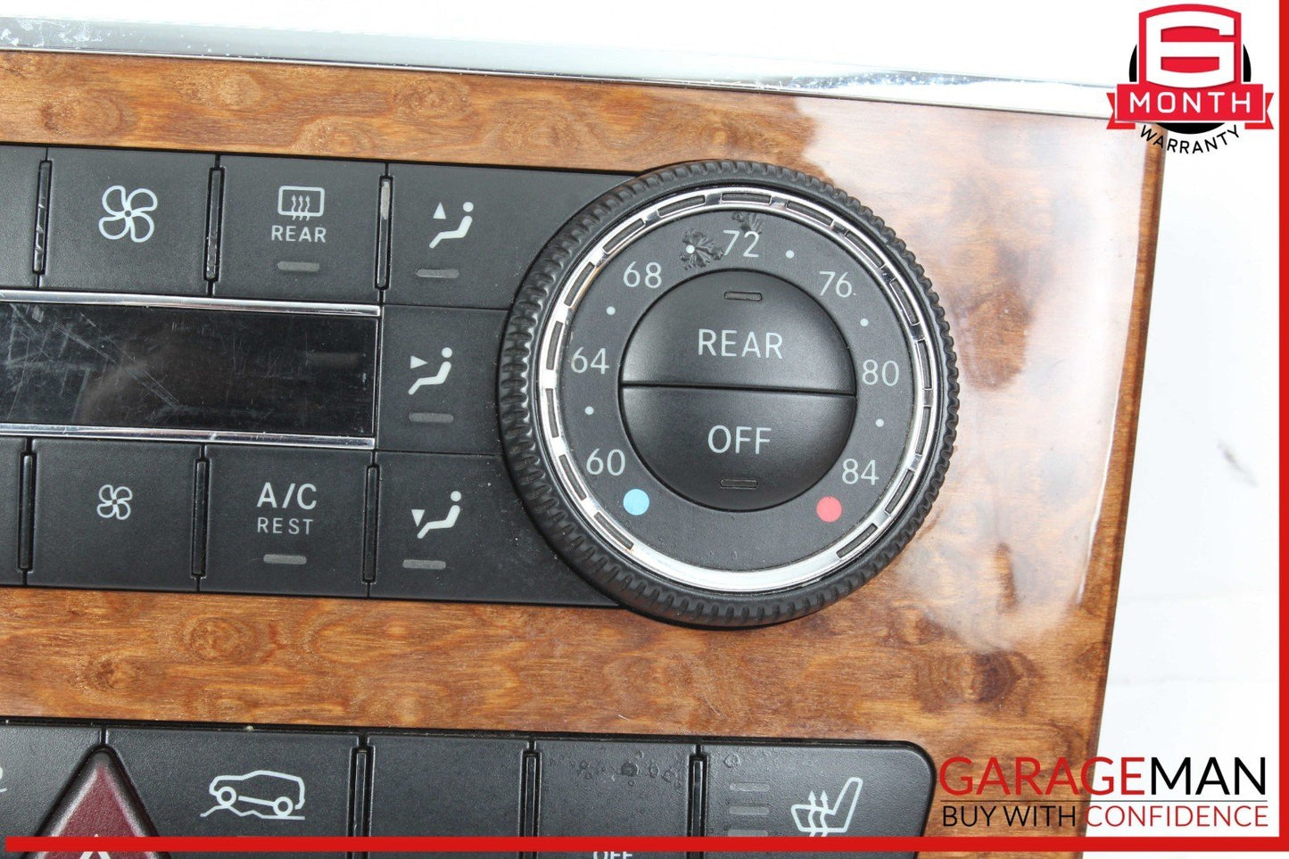 06-13 Mercedes X164 GL450 GL500 Front A/C AC Heater Climate Control Switch OEM