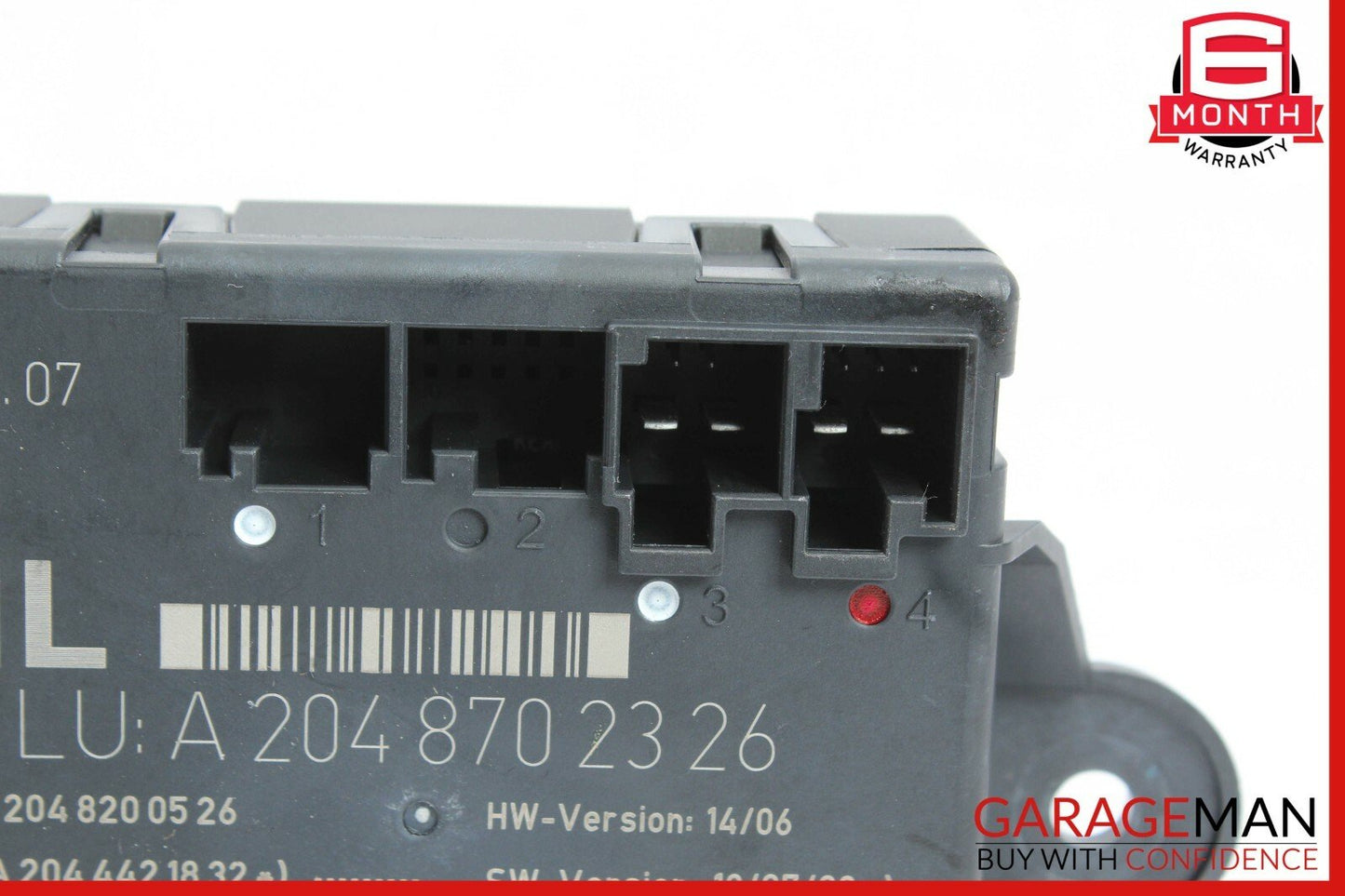 08-14 Mercedes W204 C300 C350 Rear Left Side Door Control Module 2048702326 OEM