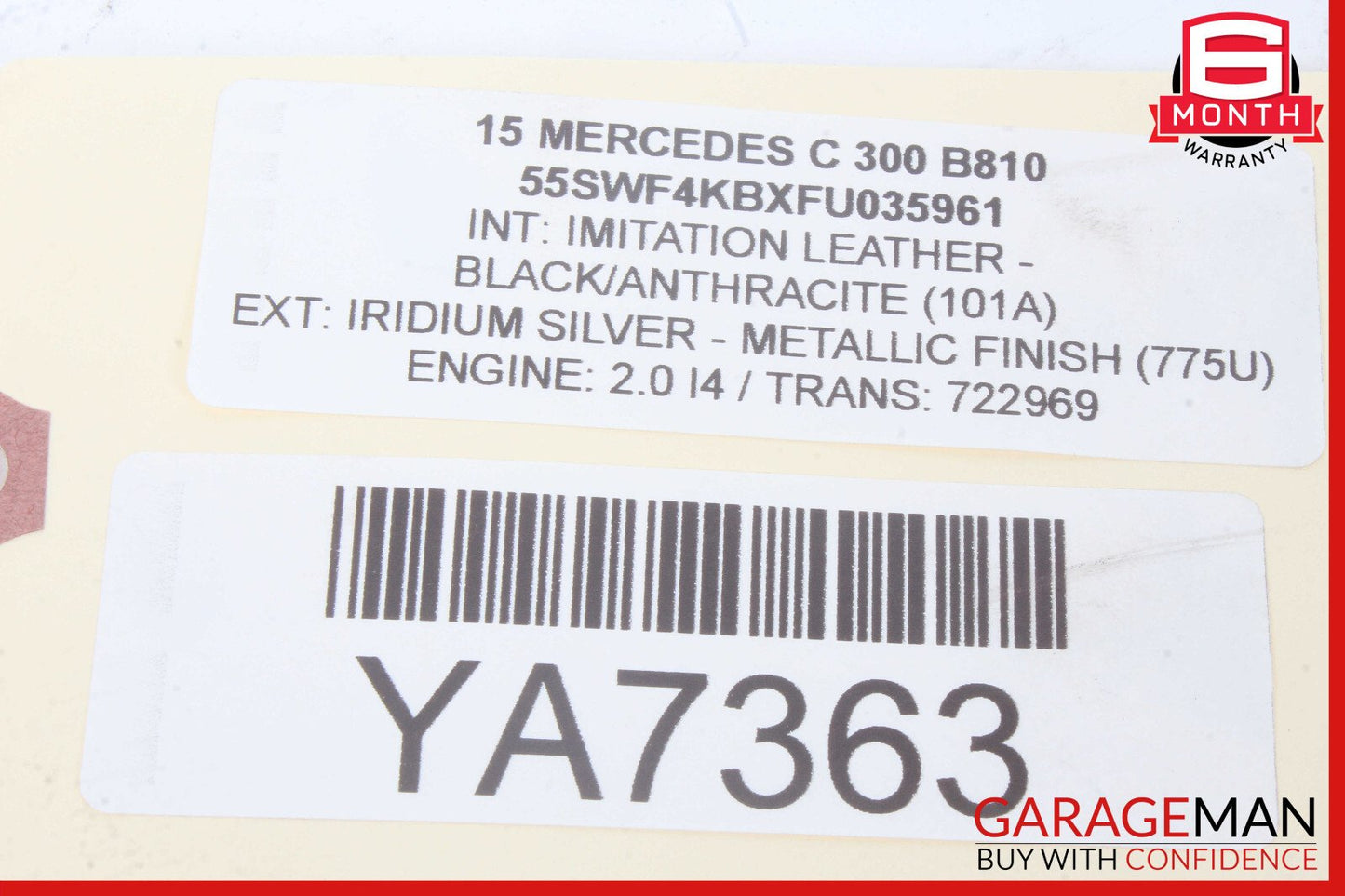 15-18 Mercedes W205 C300 C400 Rear Left Side Door Control Module Unit OEM