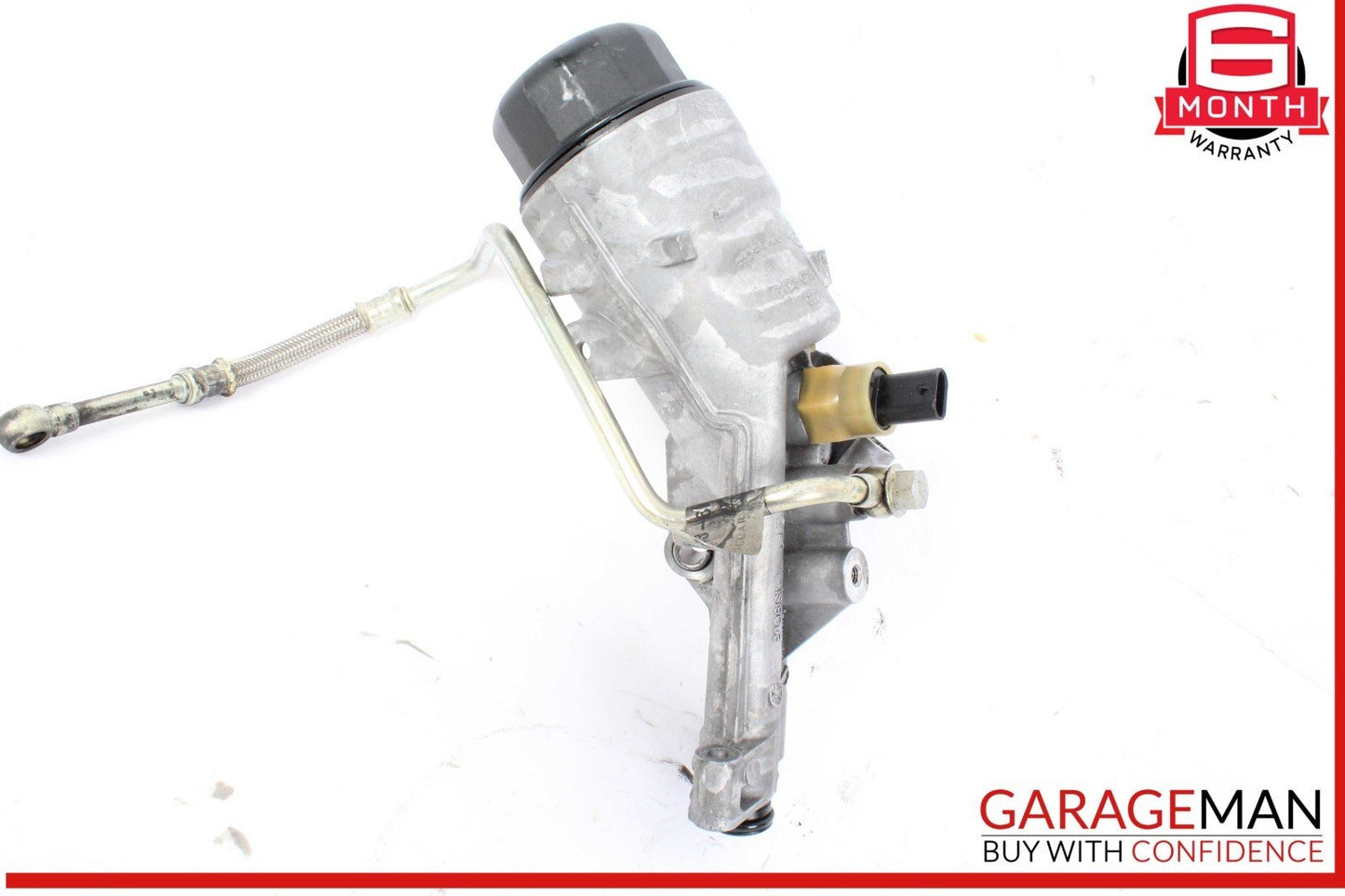 17-19 Jaguar XE Diesel AWD Engine Oil Filter Housing G4D36714C77A OEM