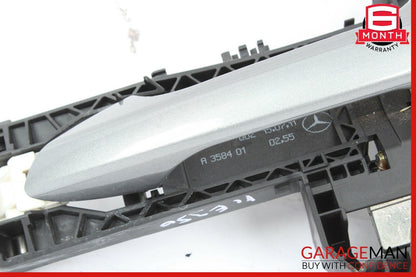 10-13 Mercedes W212 E350 Front Left Side Exterior Door Handle Assembly Silver