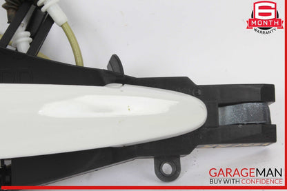 12-15 BMW X1 Rear Right Passenger Side Exterior Door Handle White OEM