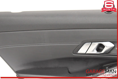 19-24 BMW M340i 330i G20 Rear Left Driver Side Door Cover Panel Black OEM