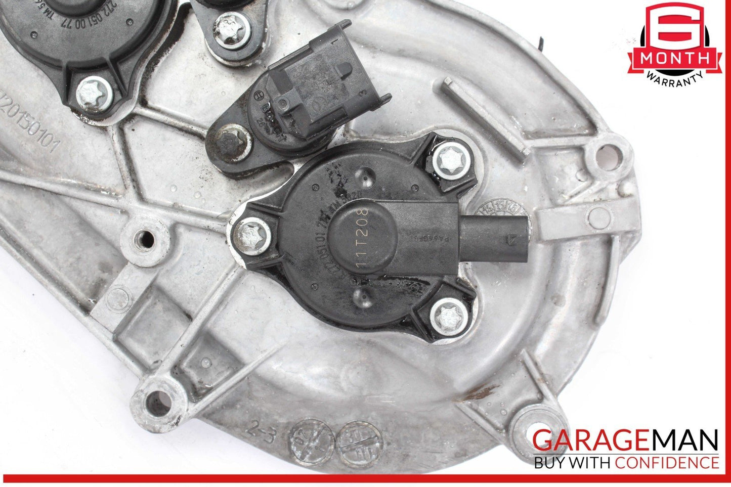 05-13 Mercedes W203 C230 ML350 Front Right Engine Timing Chain Cover Plate OEM