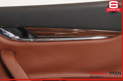 14-17 Maserati Quattroporte SQ4 M156 Rear Right Side Interior Door Panel OEM