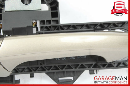 08-11 Mercedes W204 C300 Rear Left Side Door Lock Latch Actuator w/ Handle Beige