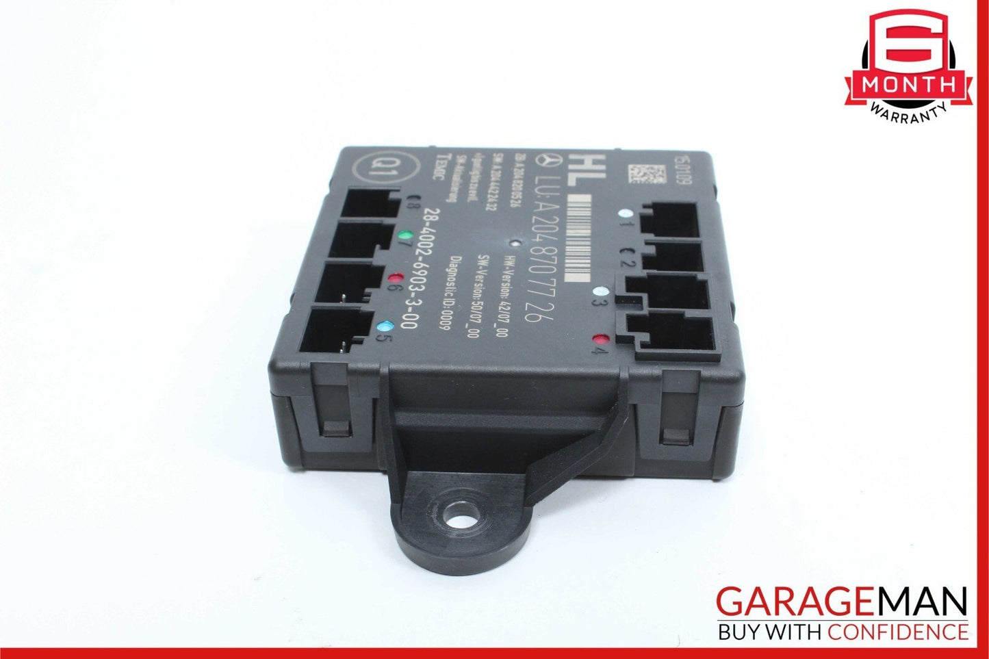 09-12 Mercedes X204 GLK350 C350 Rear Left Side Door Control Module Unit OEM