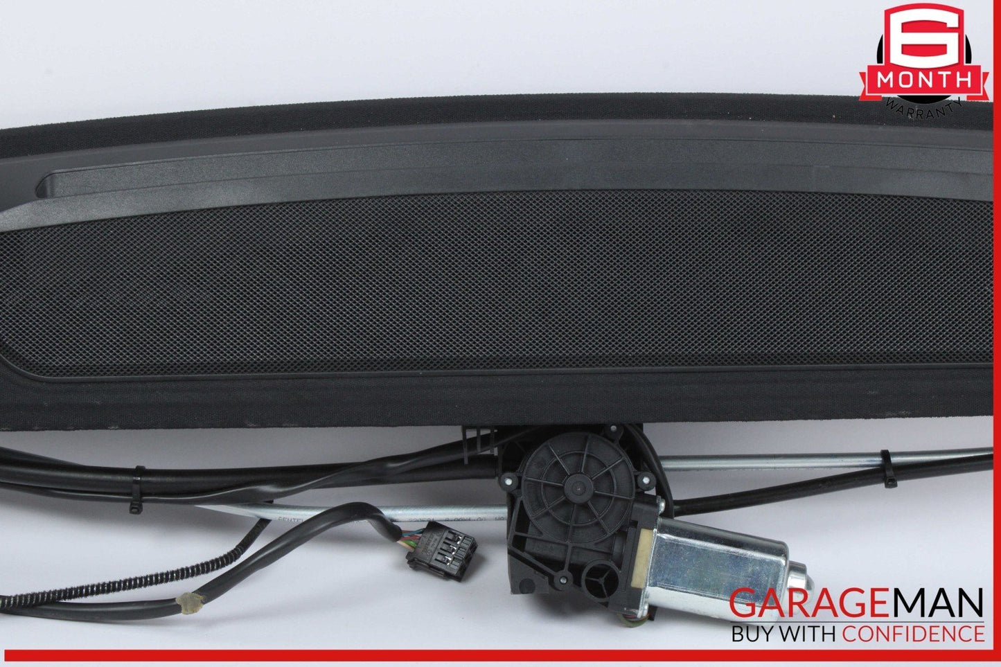 10-16 Mercedes W212 E350 Rear Window Rear Luggage Shelf Trim Black w/ Motor