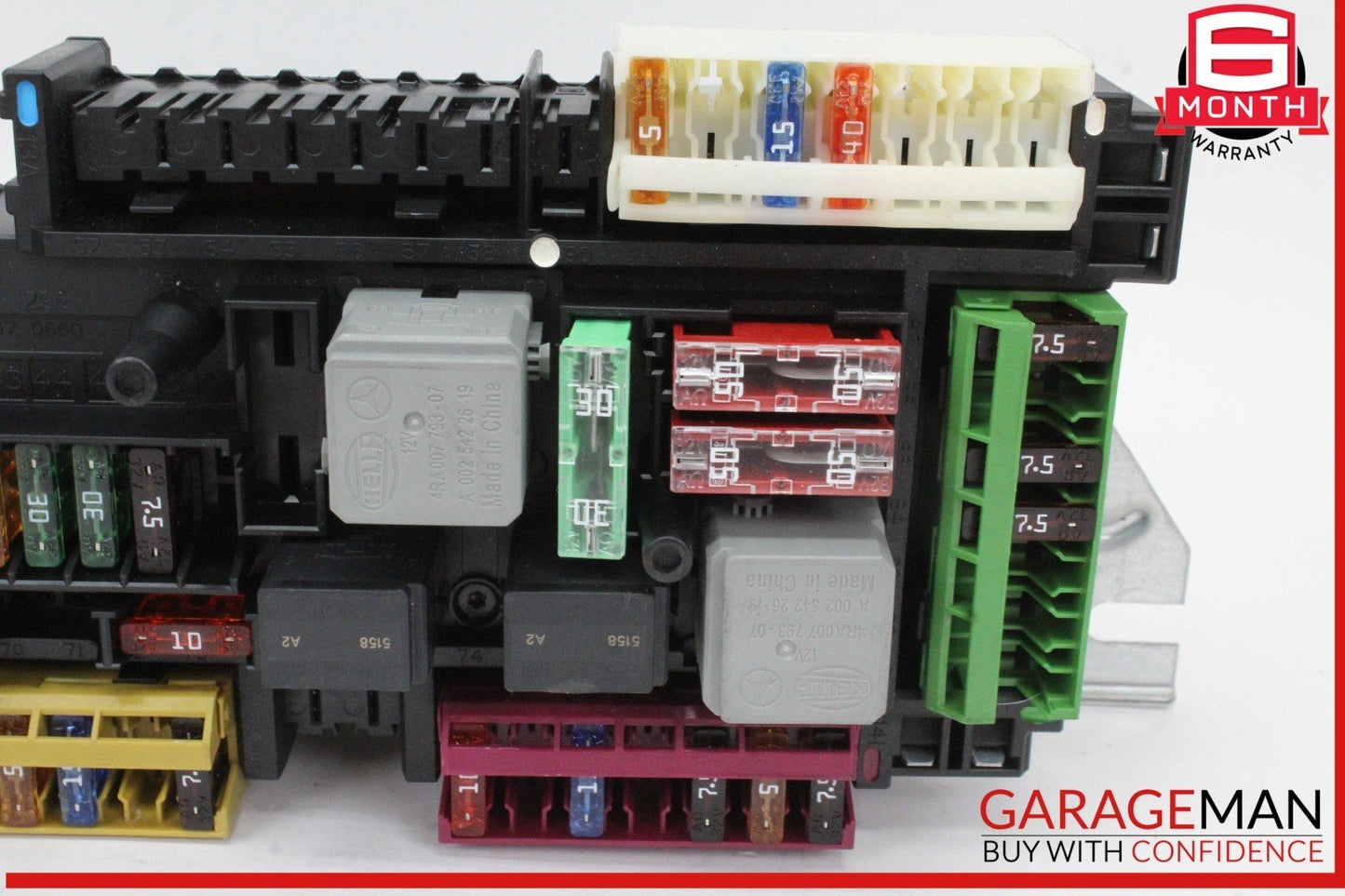 11-17 Mercedes W207 E400 E550 Convertible Rear Fuse Relay Box SAM Assembly OEM