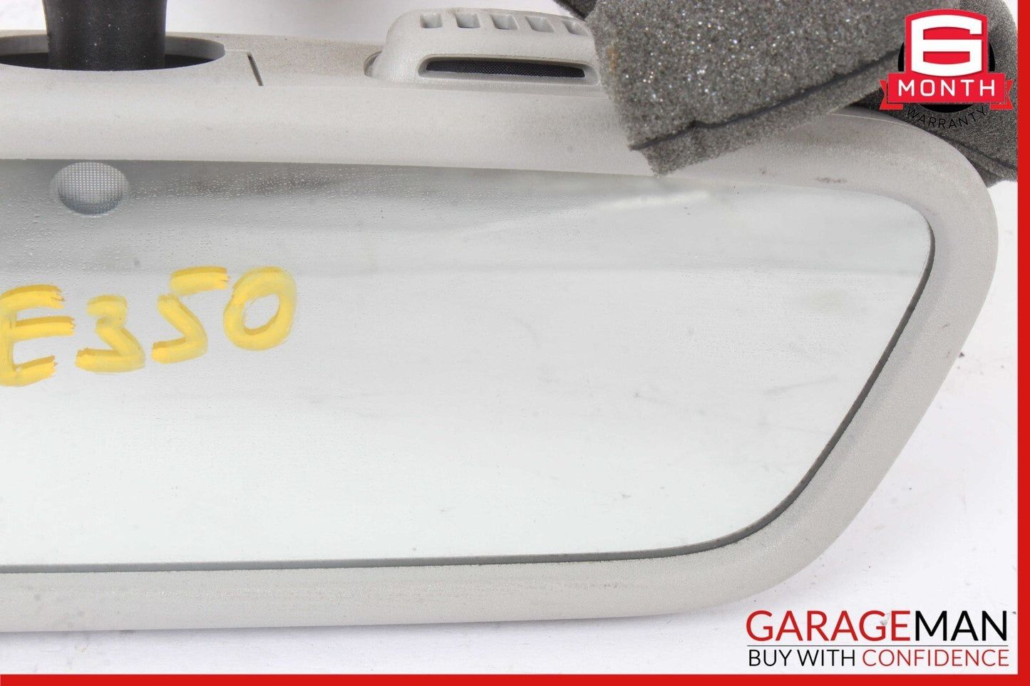 11-13 Mercedes W207 E350 Interior Top Upper Rear View Mirror Assembly Grey OEM