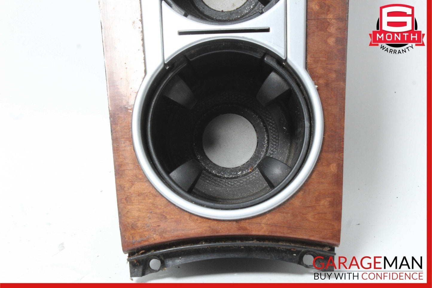 06-12 Mercedes GL350 ML350 GL450 Center Console Cup Holder Compartment Wood