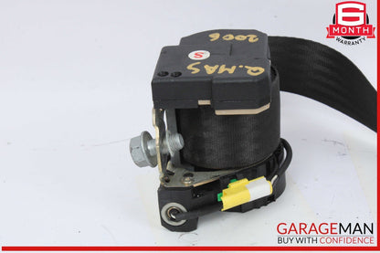 03-08 Maserati Quattroporte M139 Front Left Driver Side Seat Belt Black OEM