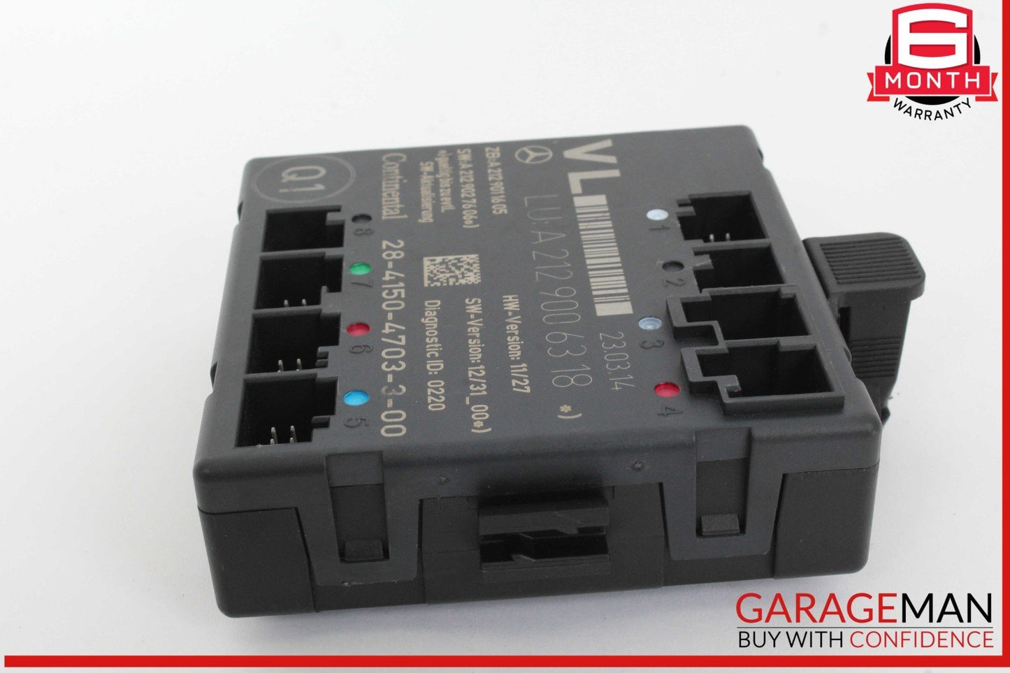 08-18 Mercedes W204 C250 CGI C300 Front Left Side Door Control Module Unit OEM