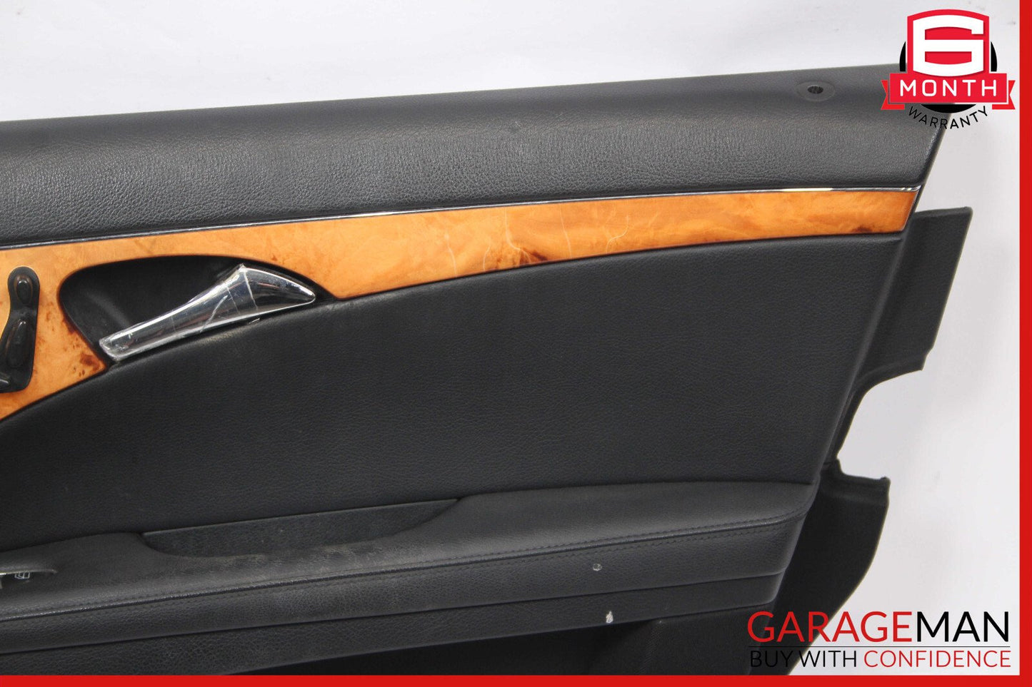 07-09 Mercedes W211 E350 Interior Door Panel Front Right Side Black OEM