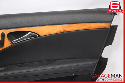 07-09 Mercedes W211 E350 Interior Door Panel Front Right Side Black OEM