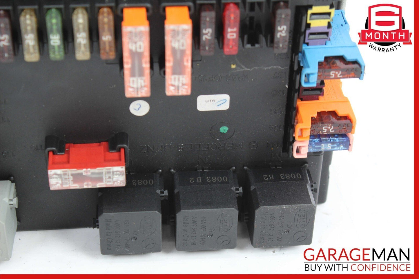 10-14 Mercedes W221 S65 S63 CL63 AMG Rear Sam Fuse Box Relay Module Control OEM