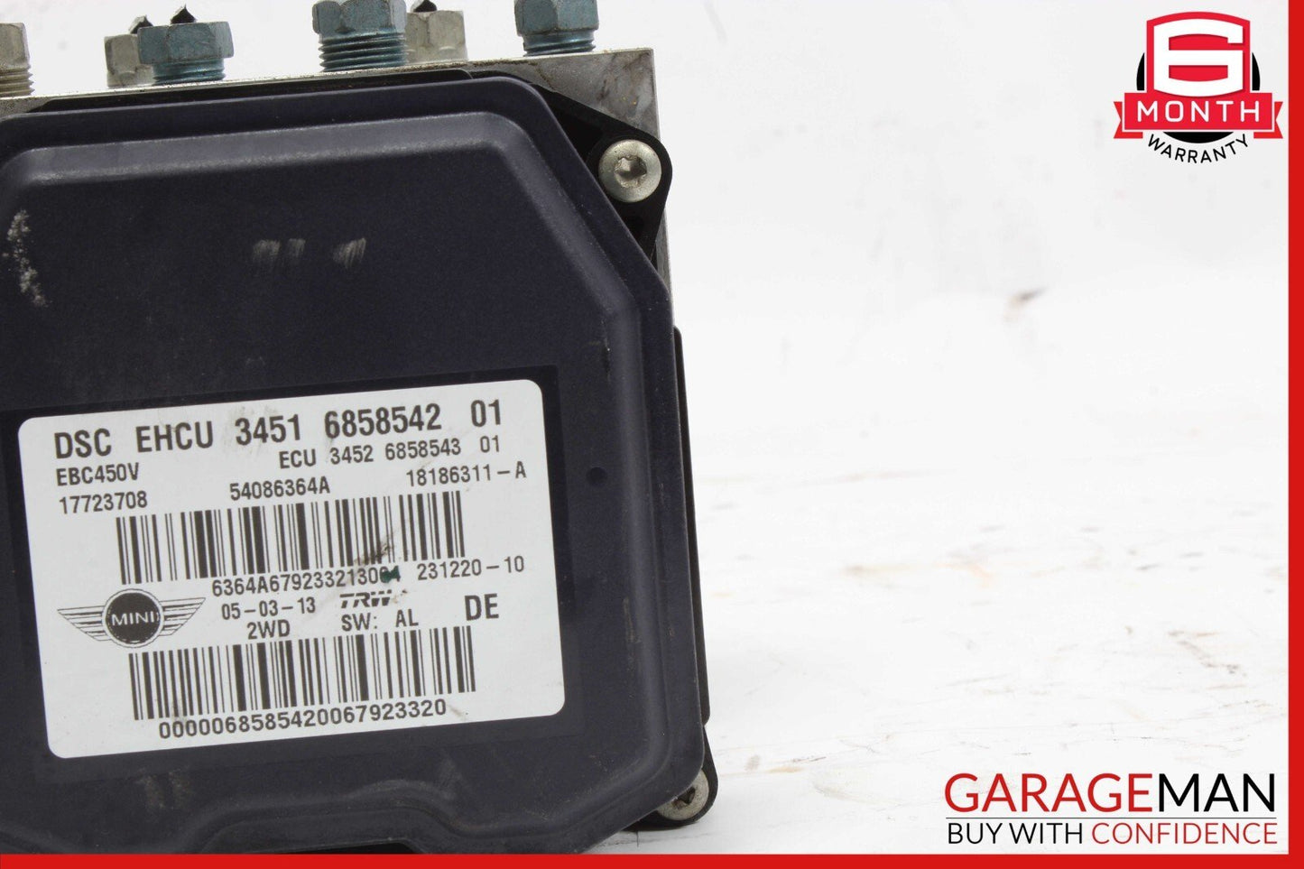 12-14 Mini Cooper ABS Anti Lock Brake Pump Module 3451 6858542 01 OEM