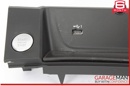 17-24 Audi A4 Quattro Center Consle Storage Tray w/ Power Outlet & Key OEM
