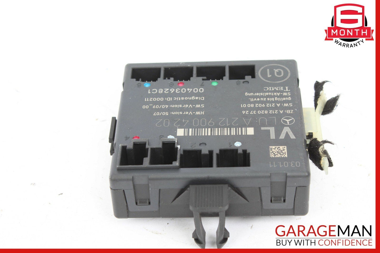 08-14 Mercedes W204 C250 C300 Front Left Driver Side Door Control Module OEM
